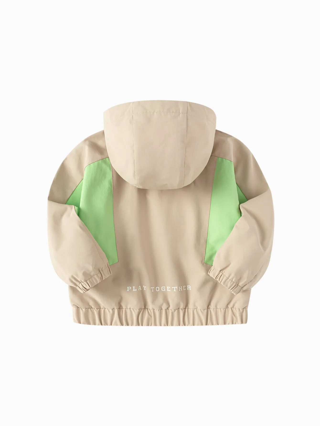 Boy Trend Scenarios Light Camel Gray Solid Color Casual Clothes