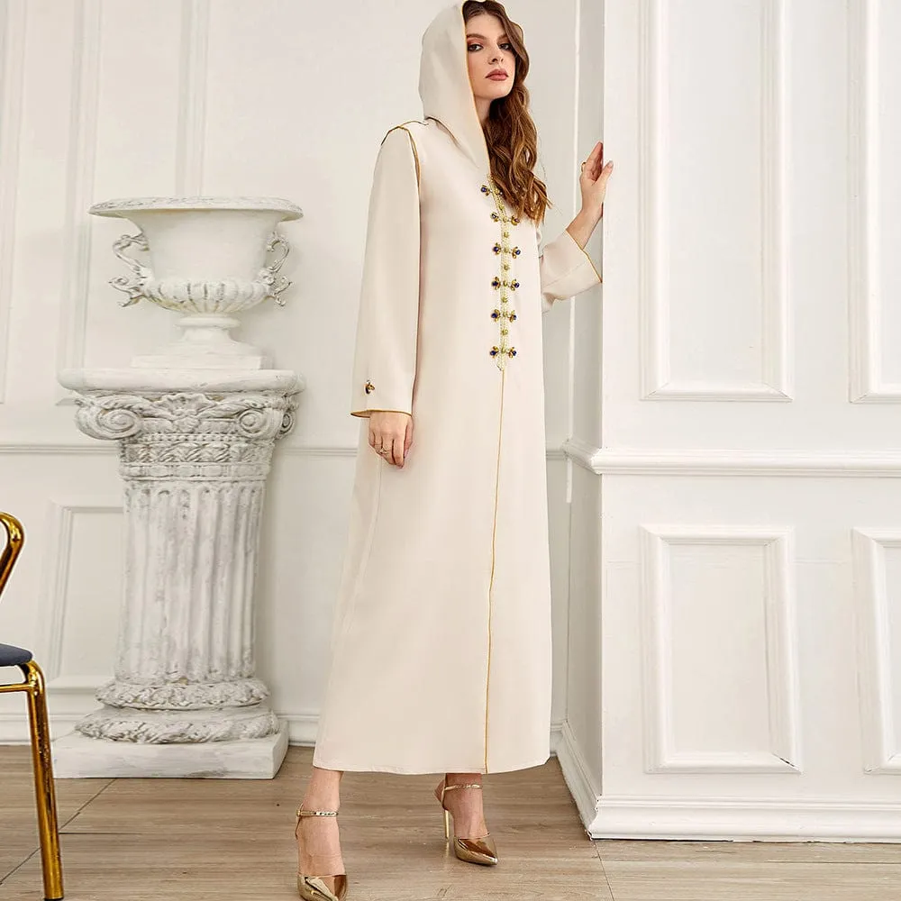 Layla Satin Abaya Dress