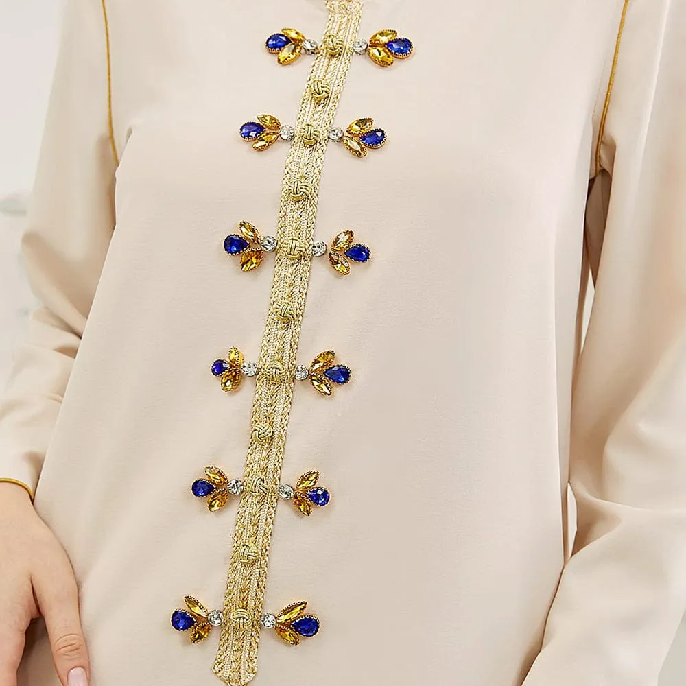 Layla Satin Abaya Dress