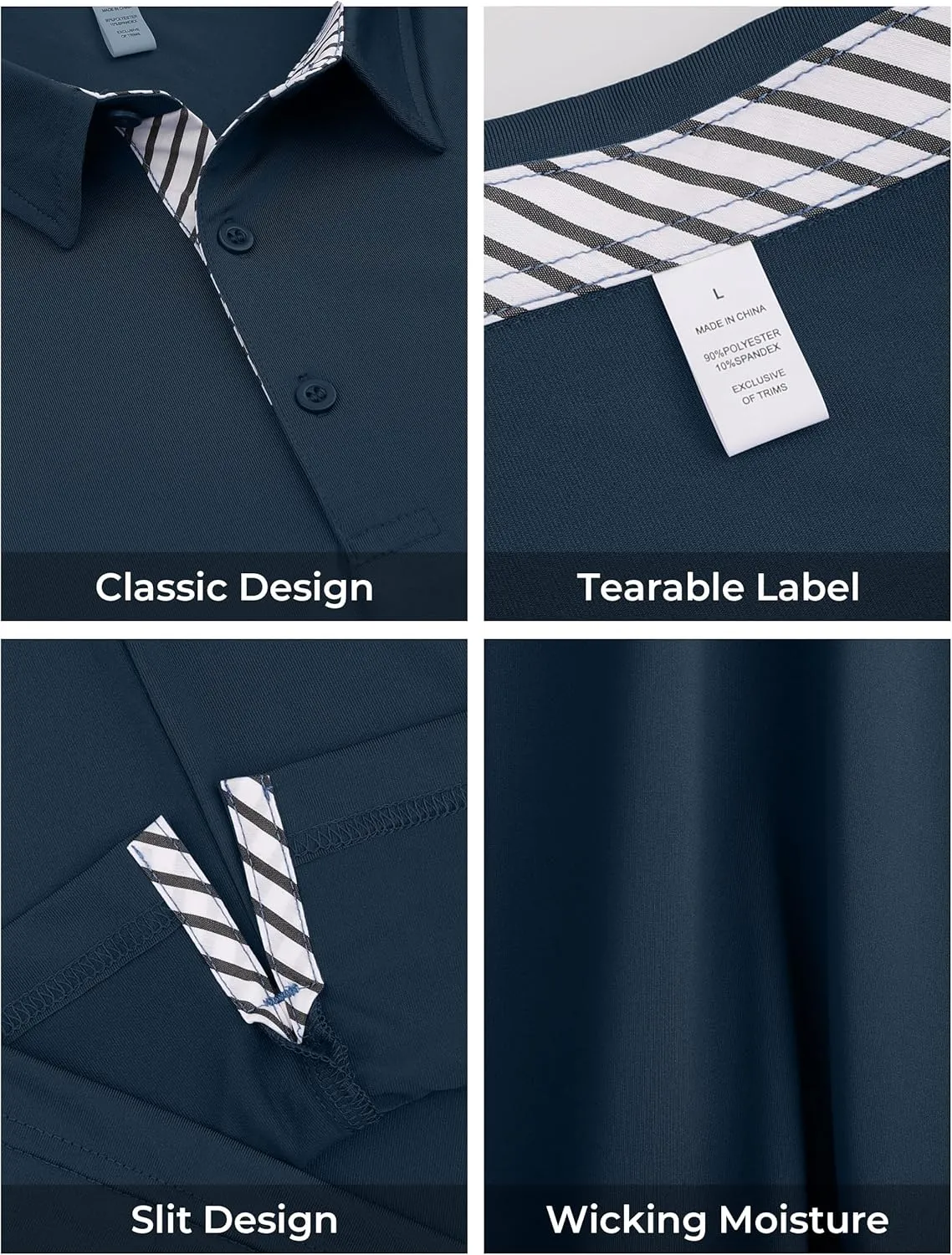 Men's Casual Polo Shirts Classic Button Basic Short Sleeve Shirt Solid Color Tees Golf Stylish Tops,Sizes S-4x