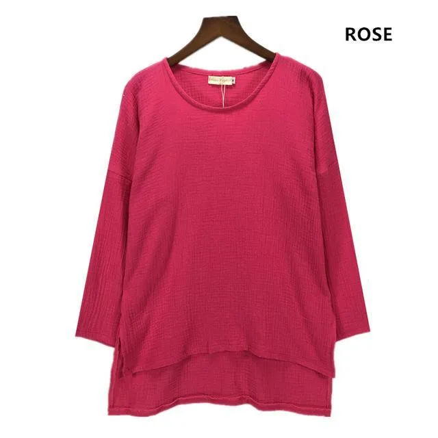 Zakura Petite to Plus Size Cotton Linen Shirts | Zen